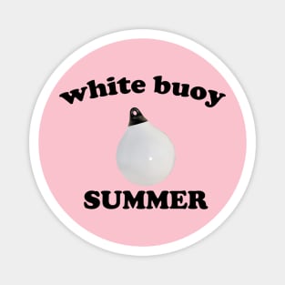 White Buoy Summer Magnet